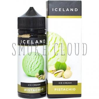 Жидкость Iceland 120 мл. Pistachio, мороженое с фисташками, жидкость айсленд пистахио, жидкость для вейпа с фисташками купить с доставкой недорого