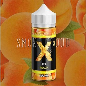 Жидкость X-3 Tea 120 мл. Peach, жидкость для вейпа, электронные сигареты, жидкость с никотином, купить, купить жидкость с доставкой, купить жидкость в чебоксарах, жидкость чай, жидкость с персиком, чай с персиком