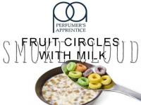 Ароматизатор ТРА "Fruit Circles With Milk (Фруктовые колечки с молоком)" 10мл., пропорции самозамеса жидкости для электронных сигарет
