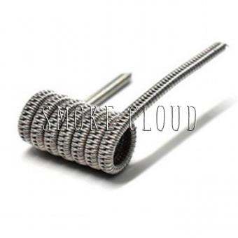 Спираль STAGGERED FUSED CLAPTON COIL 2 шт. (2xSS 2x0.4мм+Kantal 0.18мм+Kantal 0.12мм), стагерд койл, купить стаги в чебоксарах, намотка стагеред койл